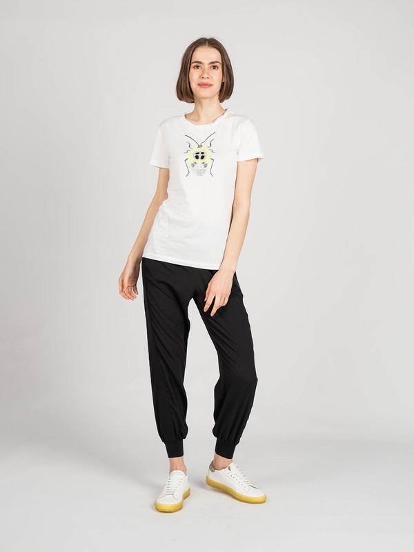 T-shirt ubierzsie.com w młodzieżowym stylu z bawełny