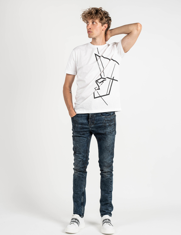 T-shirt ubierzsie.com w młodzieżowym stylu z krótkim rękawem
