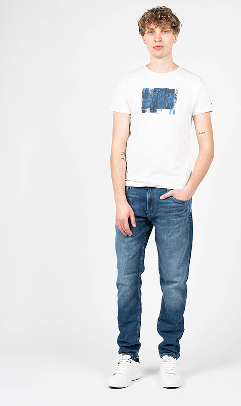 T-shirt ubierzsie.com w młodzieżowym stylu z nadrukiem z bawełny