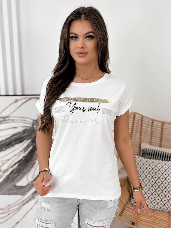 T-shirt Ubra z krótkim rękawem w młodzieżowym stylu