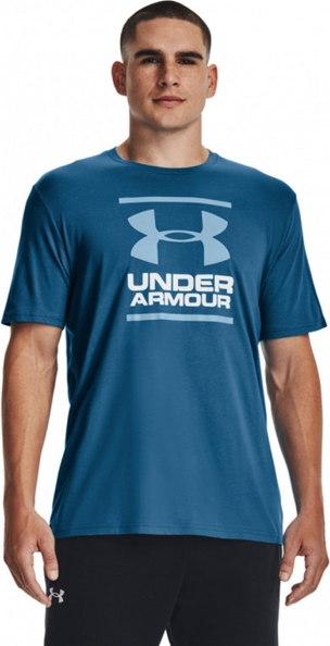 T-shirt Under Armour w młodzieżowym stylu z krótkim rękawem z nadrukiem