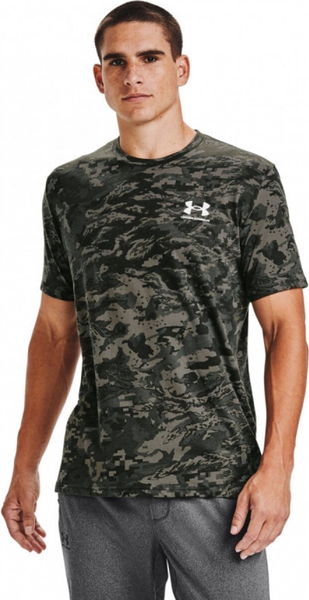 T-shirt Under Armour w sportowym stylu z krótkim rękawem z nadrukiem