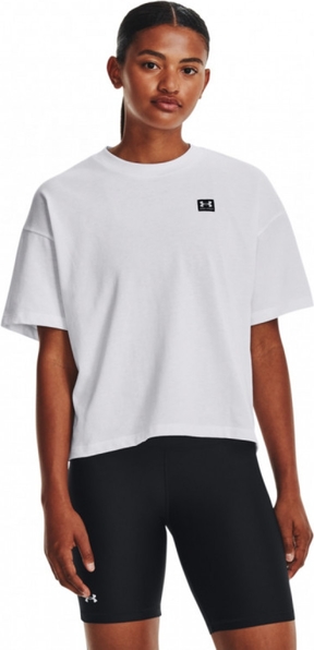 T-shirt Under Armour w sportowym stylu z okrągłym dekoltem z bawełny