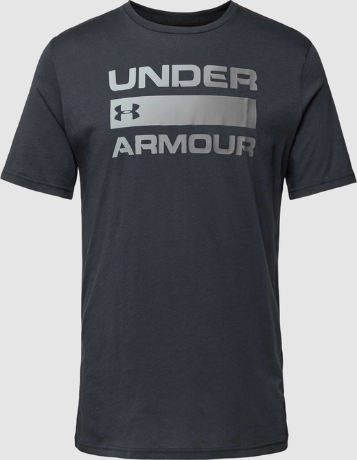 T-shirt Under Armour z bawełny z nadrukiem