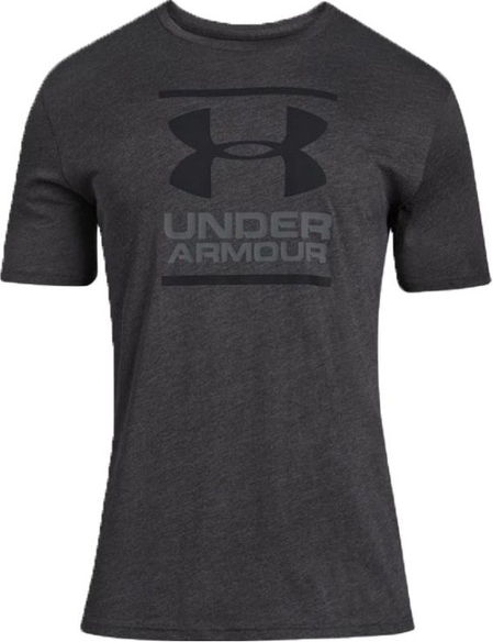 T-shirt Under Armour z bawełny z nadrukiem z krótkim rękawem
