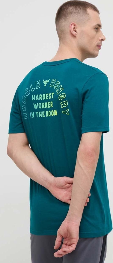 T-shirt Under Armour z krótkim rękawem z bawełny w sportowym stylu