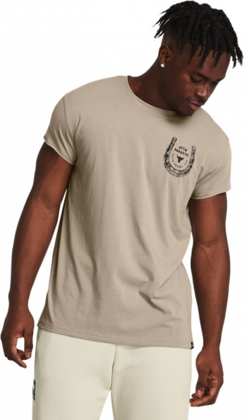 T-shirt Under Armour z nadrukiem w sportowym stylu z bawełny