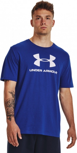 T-shirt Under Armour z nadrukiem z krótkim rękawem w sportowym stylu