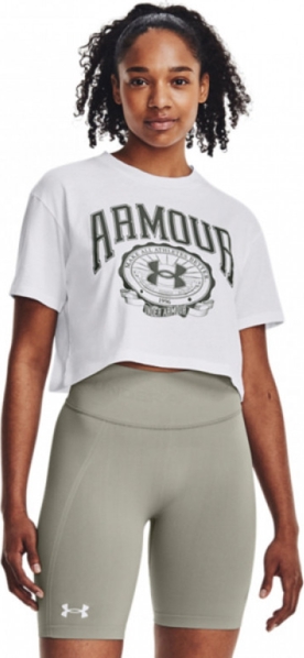 T-shirt Under Armour z okrągłym dekoltem w sportowym stylu z bawełny