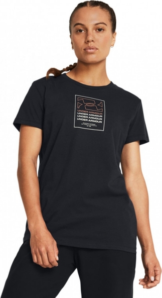 T-shirt Under Armour z okrągłym dekoltem z bawełny