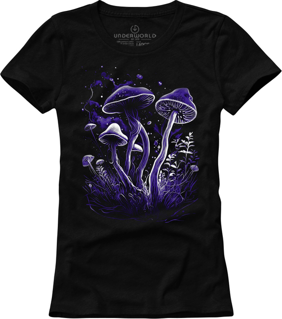 T-shirt Underworld z bawełny z krótkim rękawem z okrągłym dekoltem