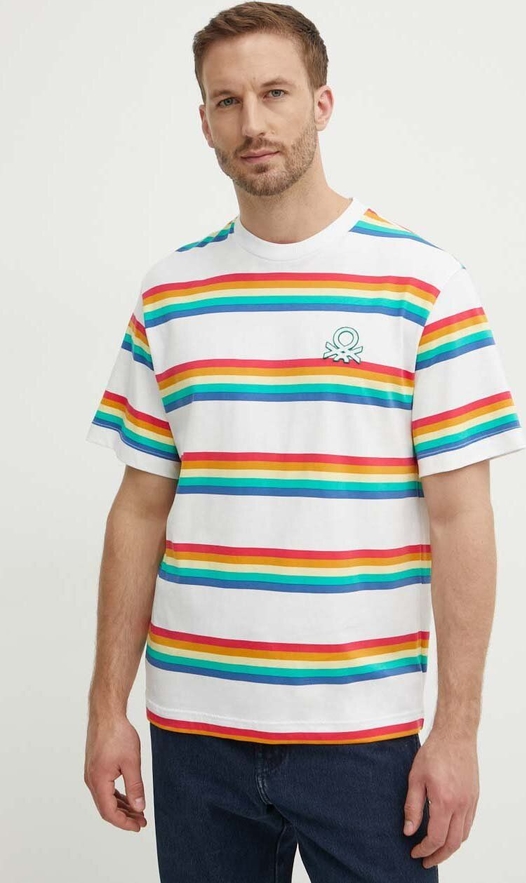 T-shirt United Colors Of Benetton z bawełny w stylu casual