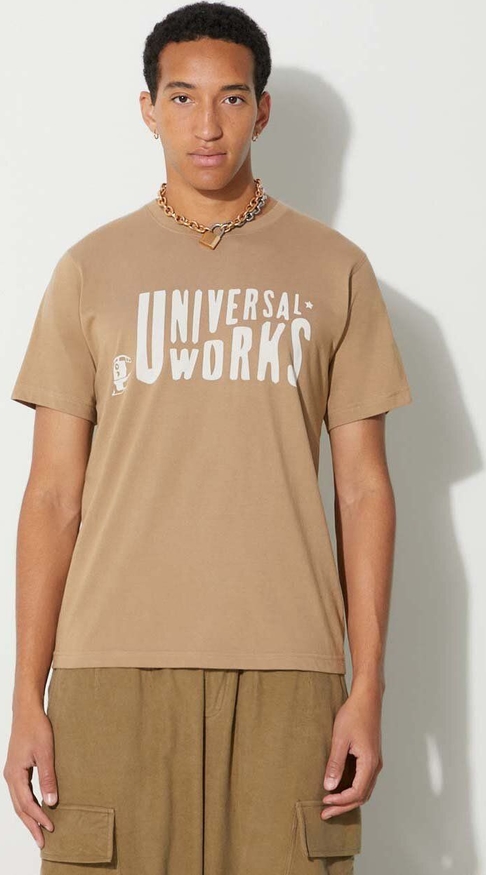 T-shirt Universal Works z bawełny
