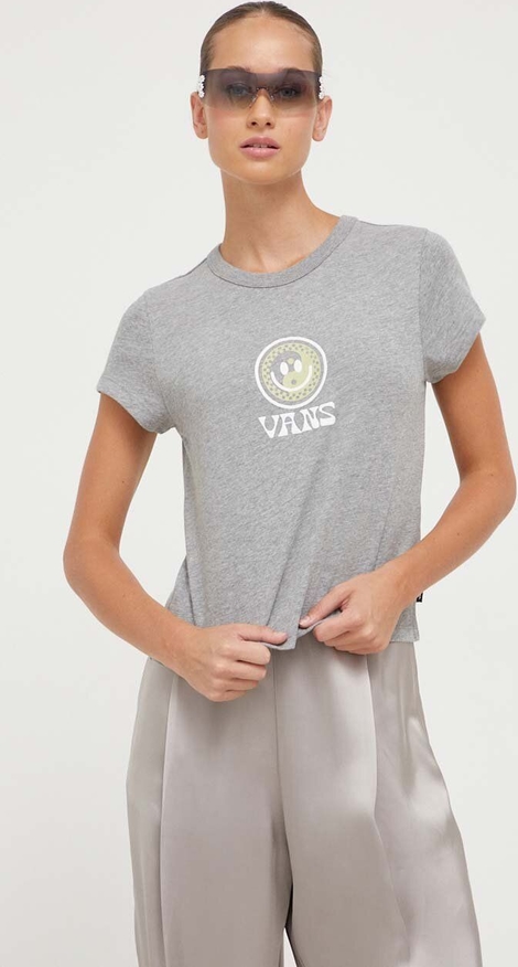 T-shirt Vans z okrągłym dekoltem z krótkim rękawem