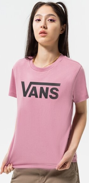 T-shirt Vans z okrągłym dekoltem z krótkim rękawem w młodzieżowym stylu