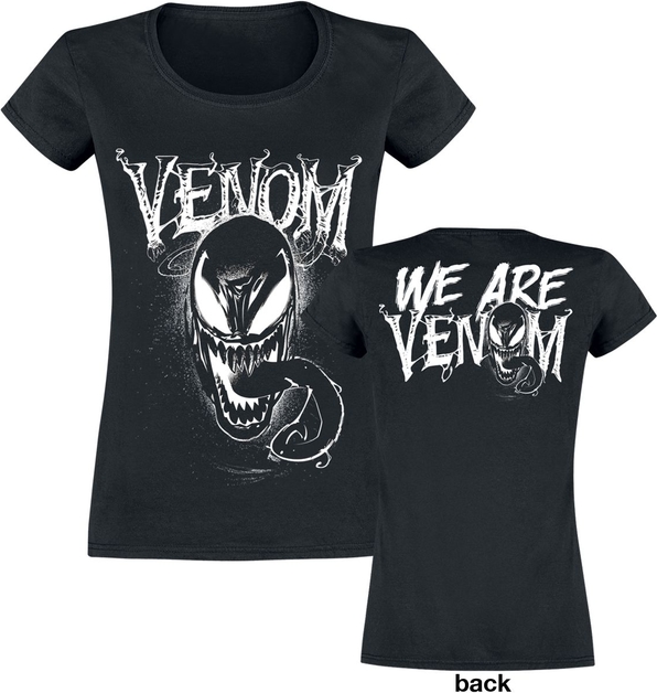 T-shirt Venom (marvel) z bawełny w młodzieżowym stylu