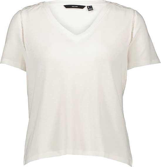 T-shirt Vero Moda w stylu casual z dekoltem w kształcie litery v