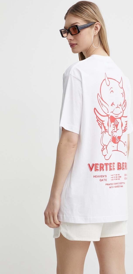 T-shirt Vertere Berlin z krótkim rękawem w młodzieżowym stylu z nadrukiem