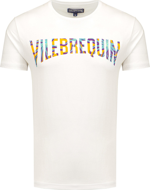 T-shirt Vilebrequin w młodzieżowym stylu z krótkim rękawem z bawełny
