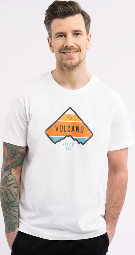 T-shirt Volcano w młodzieżowym stylu z krótkim rękawem