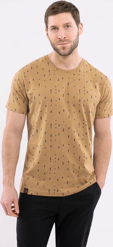 T-shirt Volcano z bawełny w stylu casual