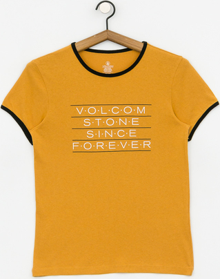T-shirt Volcom z bawełny z krótkim rękawem w młodzieżowym stylu