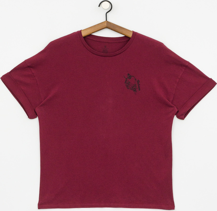T-shirt Volcom z krótkim rękawem z okrągłym dekoltem z bawełny