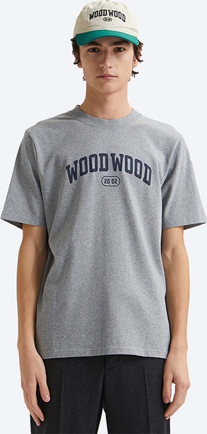 T-shirt Wood Wood z nadrukiem z bawełny