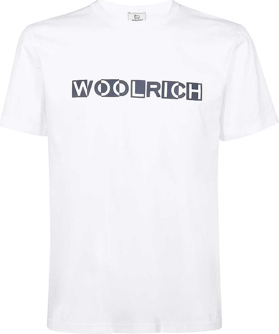 T-shirt Woolrich w młodzieżowym stylu z krótkim rękawem