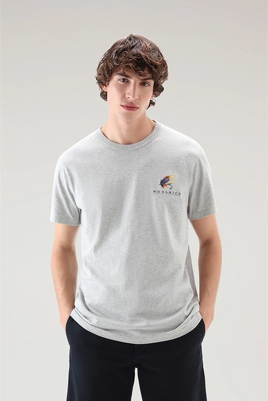 T-shirt Woolrich z krótkim rękawem