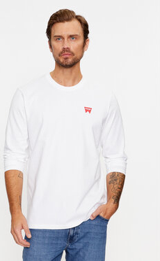 T-shirt Wrangler w stylu casual z długim rękawem