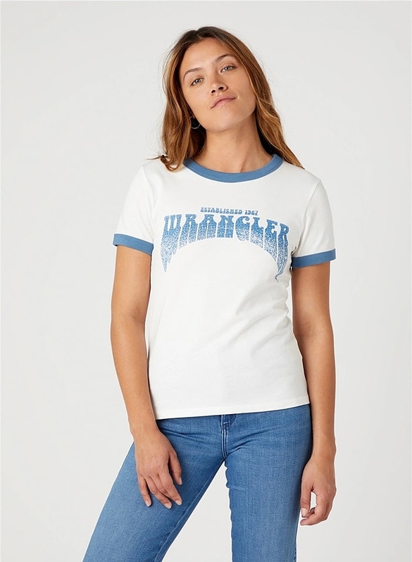 T-shirt Wrangler z bawełny