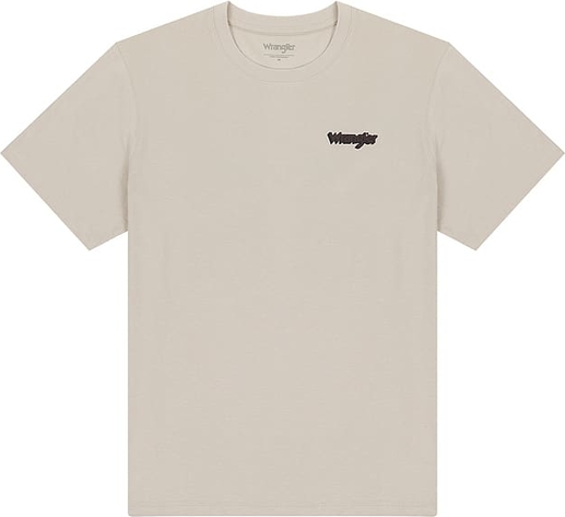 T-shirt Wrangler z bawełny z krótkim rękawem w stylu casual
