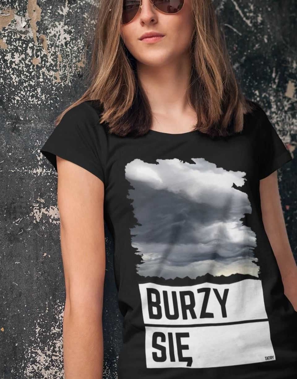 T-shirt Z Humorem O Górach w młodzieżowym stylu z nadrukiem