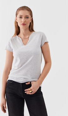 T-shirt Zadig & Voltaire z okrągłym dekoltem w stylu casual z krótkim rękawem