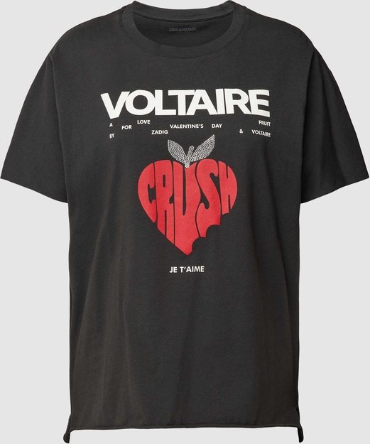 T-shirt Zadig & Voltaire z okrągłym dekoltem z krótkim rękawem