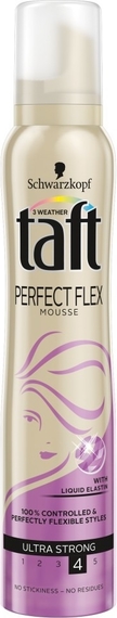 Taft, Perfect Flex, pianka do włosów, ultra strong, 200 ml