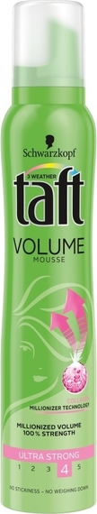 Taft, Volume, pianka do włosów super mocna, 200 ml