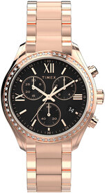Timex Zegarek Dress Chronograph TW2W20100 Różowe złoto