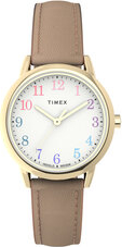 Timex Zegarek Easy Reader Classic Beżowy