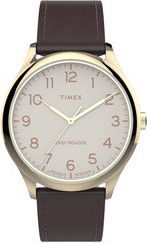 Timex Zegarek Easy Reader TW2V28100 Brązowy