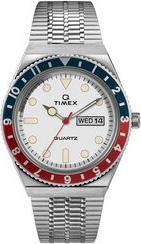 Timex Zegarek Q Reissue TW2U61200 Srebrny