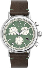 Timex Zegarek Standard Chronograph 41mm Eco-Friendly TW2V71000 Brązowy