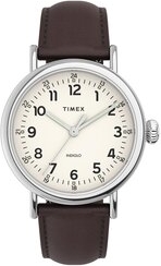 Timex Zegarek Standard TW2V27800 Brązowy