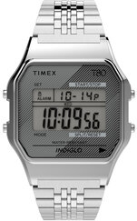 Timex Zegarek T80 TW2R79300 Srebrny