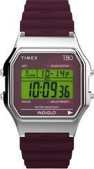 Timex Zegarek T80 TW2V41300 Bordowy