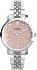 Timex Zegarek Transcend TW2V77400 Srebrny