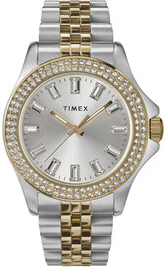 Timex Zegarek TW2V80100 Srebrny