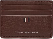 Tommy Hilfiger Etui na karty kredytowe Th Central Cc Holder AM0AM11858 Brązowy