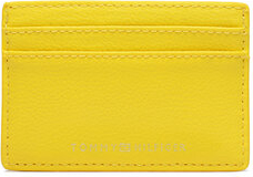 Tommy Hilfiger Etui na karty kredytowe Th Contemporary Cc Holder AW0AW14894 Żółty